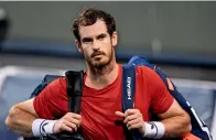  ?? AFP ?? INJURED AGAIN: Andy Murray suffered the injury playing for Britain in the Davis Cup last month. —