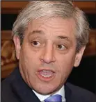  ??  ?? John Bercow: Accepted donation