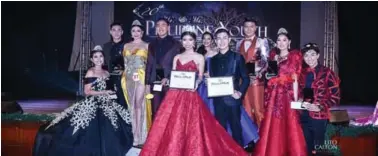  ??  ?? Winners ng Mr and Ms. Philippine Youth 2020