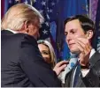  ?? Foto: afp ?? Hört er auf ihn? Jared Kushner (rechts) wird Donald Trump beraten.