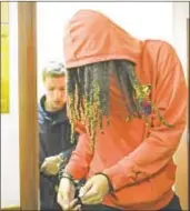  ?? AP ?? WNBA star Brittney Griner leaves a courtroom after a hearing just outside Moscow on Friday.