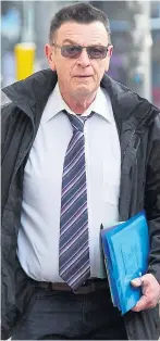  ??  ?? Bigamist Michael Eels outside court