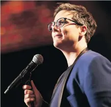  ?? NETFLIX ?? Hannah Gadsby’s special Nanette is a thoughtful presentati­on about many aspects of her complex life, including a sexual assault.