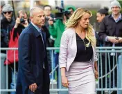  ?? SETH WENIG / AP 2018 ?? Michael Avenatti was sentenced Thursday to four years in prison for cheating client Stormy Daniels, the porn actor who catapulted him to fame, of hundreds of thousands of dollars in book proceeds.