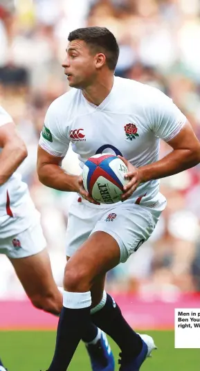  ?? PICTURES: Getty images ?? Men in possession: Ben Youngs and, right, Willi Heinz