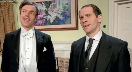  ??  ?? Joseph Chance, right, and Matthew Carter are Jeeves and Wooster in Perfect Nonsense.