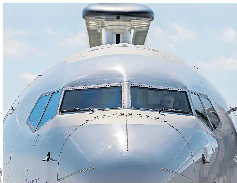  ??  ?? The RAF wants to replace its worn-out flee of E-3D “Sentry” aircraft and is said to be close to £2bn deal with US aerospace giant Boeing for its 737 Awacs, above