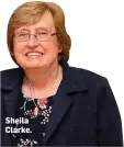  ??  ?? Sheila Clarke.