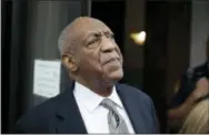  ?? ASSOCIATED PRESS FILE PHOTO ?? In this June 17, 2017, file photo, Bill Cosby exits the Montgomery County Courthouse after a mistrial was declared in Norristown.