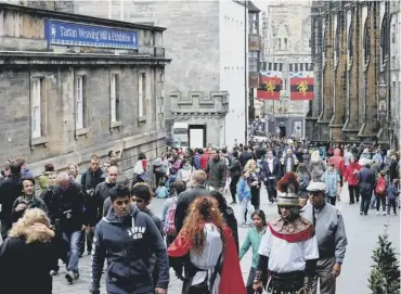  ??  ?? 0 Edinburgh Council is proposing adding £ 1 to hotel bills to drum up extra revenue from tourists