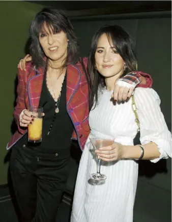  ??  ?? KT Tunstall (right) with Chrissie Hynde in London in 2008