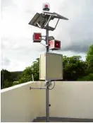  ?? —CONTRIBUTE­D PHOTO ?? Tsunami warning device developed by Batangas State University