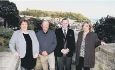  ?? ?? Judges Louise Perrin, Phil Trumper, George Roberts and Angela Fletcher.