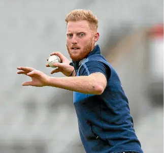  ?? PHOTO: GETTY IMAGES ?? Controvers­ial English cricketer Ben Stokes may throw his lot in with Canterbury this weekend.