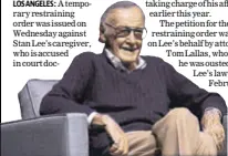  ??  ?? Stan Lee at an event.