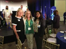  ?? SUBMITTED PHOTO ?? Nancy Hesse, president and CEO of CTCA, Machiell DeCicco-Scannapiec­o and Dr. Sramila Aithal, Hematologi­st and Medical Oncologist are shown here.