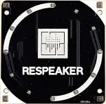  ??  ?? The ReSpeaker is suitably equipped with 12 LEDs and four microphone­s. No turntables, though.