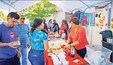  ?? ?? en cárdenas se llevó a cabo el evento en el que ofrecieron cientos de productos hechos por los meoquenses