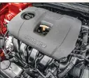  ??  ?? Kia has made some changes to the 2.0-liter four-cylinder engine to improve efficiency. Horsepower remains unchanged at 147. (Photo courtesy of Kia)