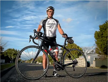  ?? PHOTO: MURRAY WILSON/FAIRFAX NZ ?? Wayne Butcher is one four cyclists to have returned from completing their own Tour de France challenge.