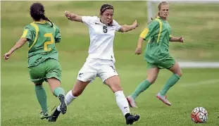  ??  ?? NZ U-17 women’s football captain Michaela Foster says it’s an honour to lead her country.