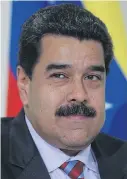  ??  ?? CORRUPT: President Maduro