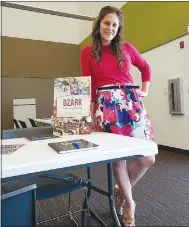  ?? Photo submitted ?? Erin Rowe, author of An Ozark Culinary History: Northwest Arkansas Traditions from Corn Dodgers to Squirrel Meatloaf!, will help the Village Lake Writers & Poets celebrate its five year anniversar­y on Wednesday, Sept. 11, at the Artist Retreat Center in Bella Vista from 11 a.m. to 1 p.m.