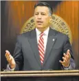 ?? Erik Verduzco ?? Las Vegas Review-journal Gov. Brian Sandoval during a June news conference on health care at the Sawyer Building in Las Vegas.