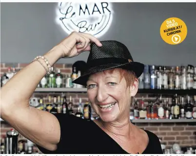  ??  ?? Da Eva Rossmann nicht in Wien wohnt, ist sie immer auf der Suche nach Lokalen für Termine. Ein Favorit: Das Le Mar