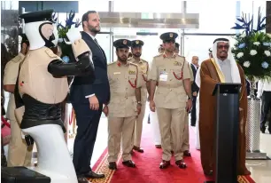  ?? — Supplied photos ?? Lt-Gen Dahi Khalfan Tamim, deputy chief of police and public security in Dubai, opened the fourth Gulf Informatio­n Security Expo and Conference (Gisec) in Dubai on Sunday.