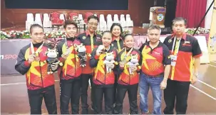  ??  ?? PENYUMBANG BESAR: Sukan wushu antara menyumbang pingat terbesar buat kontinjen Sarawak pada SUKMA XIX Perak 2018.