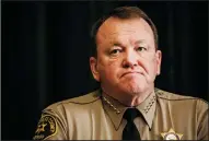  ?? MARCUS YAM/LOS ANGELES TIMES ?? Los Angeles County Sheriff Jim McDonnell at the first-ever meeting of the L.A. County Sheriff Civilian Oversight Commission on Jan. 26 at Bob Hope Patriotic Hall in Los Angeles.