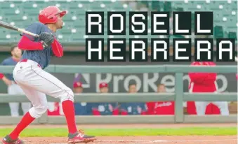  ?? FUENTE EXTERNA ?? Rosell Herrera, nativo de Santo Domingo, debutó en las Grandes Ligas.