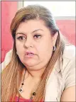  ??  ?? Brígida Aguilar, fiscala removida del cargo.