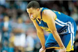  ??  ?? Stephen Curry ha fallado importante­s tiros en los últimos juegos de Golden State.