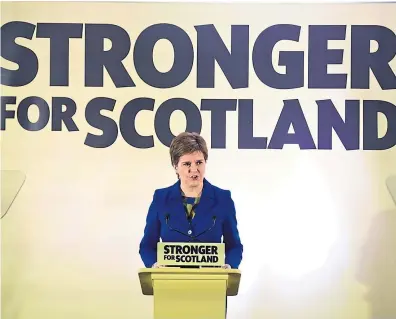  ?? ?? COMPETENT – OR READY TO RETIRE? Nicola Sturgeon divides readers.