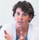  ?? SAM UPSHAW JR./USA TODAY NETWORK ?? Amy McGrath used superior fundraisin­g and support of powerful Democrats to earn a slim victory over Kentucky state Rep. Charles Booker.