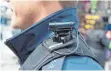  ?? FOTO: DPA ?? Der Einsatz von Bodycams soll auch in Privaträum­en erlaubt werden.