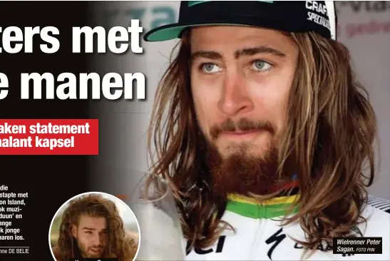  ?? FOTO PHN ?? Ken van Temptation Island. Wielrenner Peter Sagan.