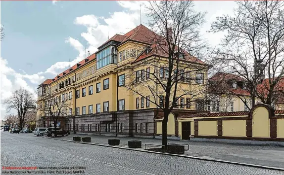  ??  ?? Z radnice na magistrát Hlavní město povede od příštího roku Nemocnici Na Františku. Foto: Petr Topič, MAFRA