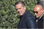  ?? CAROLYN KASTER/AP ?? Hunter Biden is suing the computer repair shop owner who claimed Biden dropped off his computer and never retrieved it, which led to the leak and publicatio­n of private photograph­s and correspond­ence belonging to the president’s son.