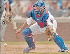  ?? | TOM CRUZE~SUN-TIMES ?? Cubs catcher Steve Clevenger showed manager Dale Sveum that he can handle third base.