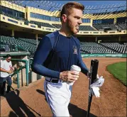  ??  ?? No caffeine needed: Braves first baseman Freddie Freeman smashed 28 homers last year despite losing seven weeks to a wrist fracture suffered in May.