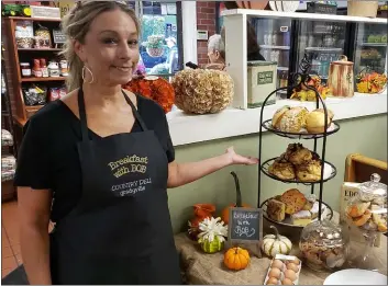  ?? BOB GROTZ - MEDIANEWS GROUP ?? Dawn Carroll at the Country Deli on Route 352in Gradyville.