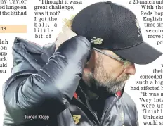  ??  ?? Jurgen Klopp