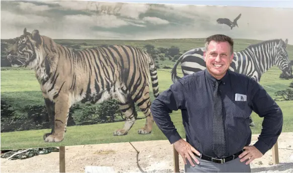  ?? Christophe­r Pike / The National ?? Timothy Husband, technical director of Dubai Safari Park in Al Warqa, Dubai. He has been working in and around zoos for 40 years