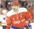  ?? NICK WASS/AP ?? Of his team’s recent struggles, Capitals captain Alex Ovechkin says players “just have to realize we have to play smart, we have to play simple.”