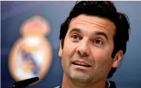  ?? — AFP ?? real Madrid’s interim coach Santiago Solari.