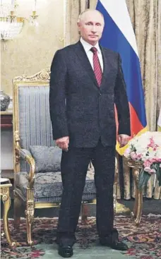  ??  ?? El Presidente Vladimir Putin en su visita de ayer a Irán.