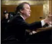  ?? TOM WILLIAMS/POOL IMAGE VIA AP ?? Supreme Court nominee Judge Brett Kavanaugh testifies during the Senate Judiciary Committee, Thursday, Sept. 27, on Capitol Hill in Washington.